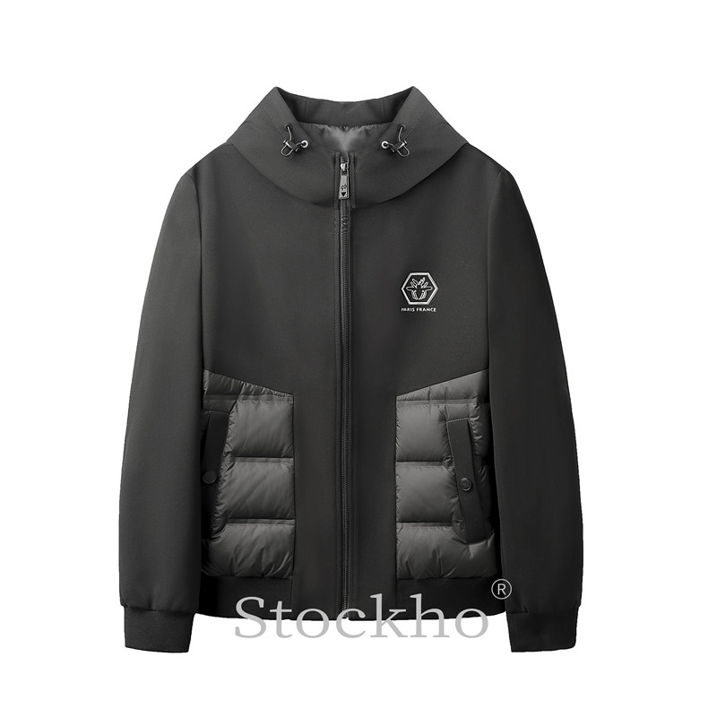 Men's Fashion Casual Coat Black H
